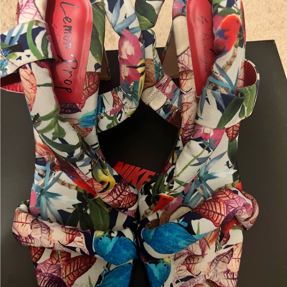 Privileged Multicolor Tropical Heels